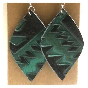 Real Leather Earrings